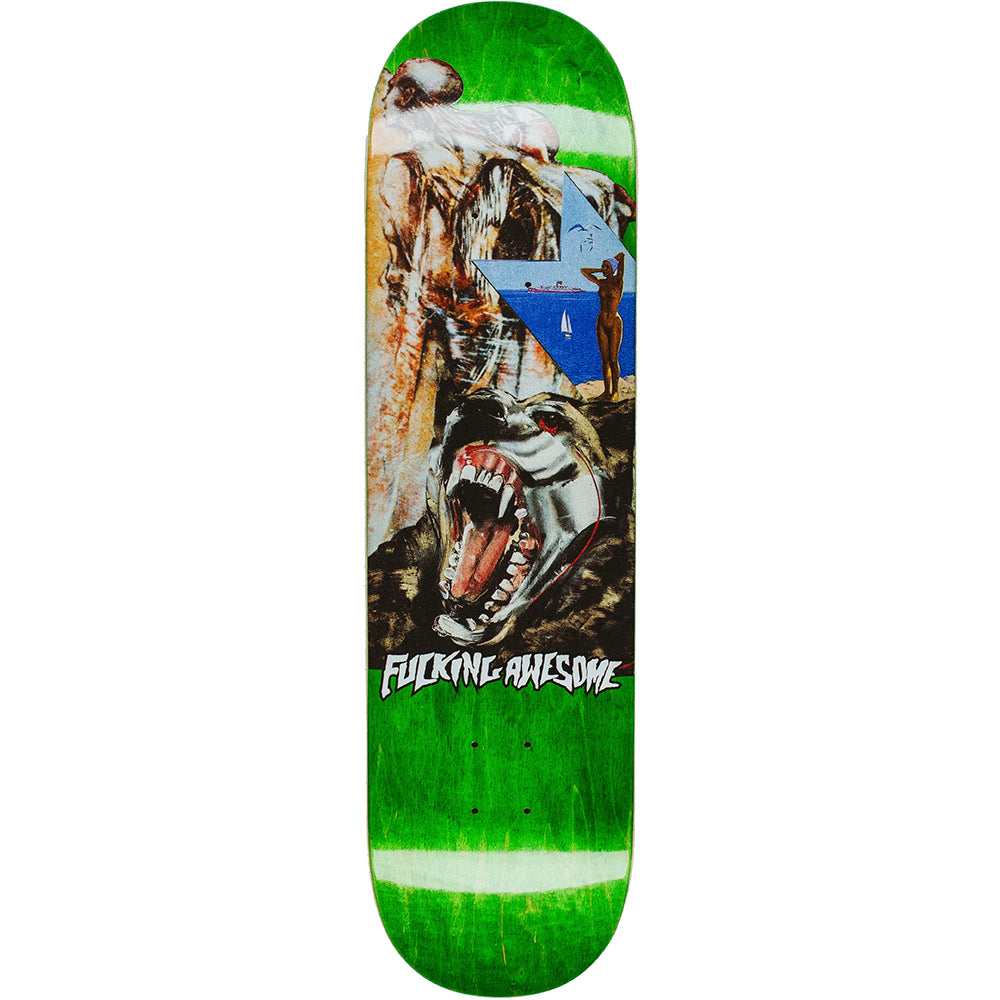 Fucking Awesome Jake Anderson Wolf Beach Skateboard Deck 8.38"