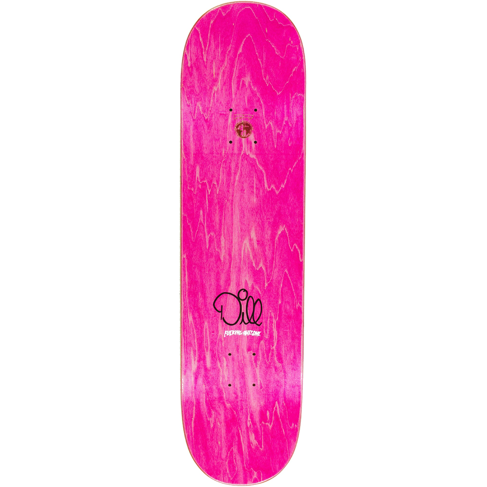 Fucking Awesome Jason Dill Big Logo Collage Skateboard Deck 8"