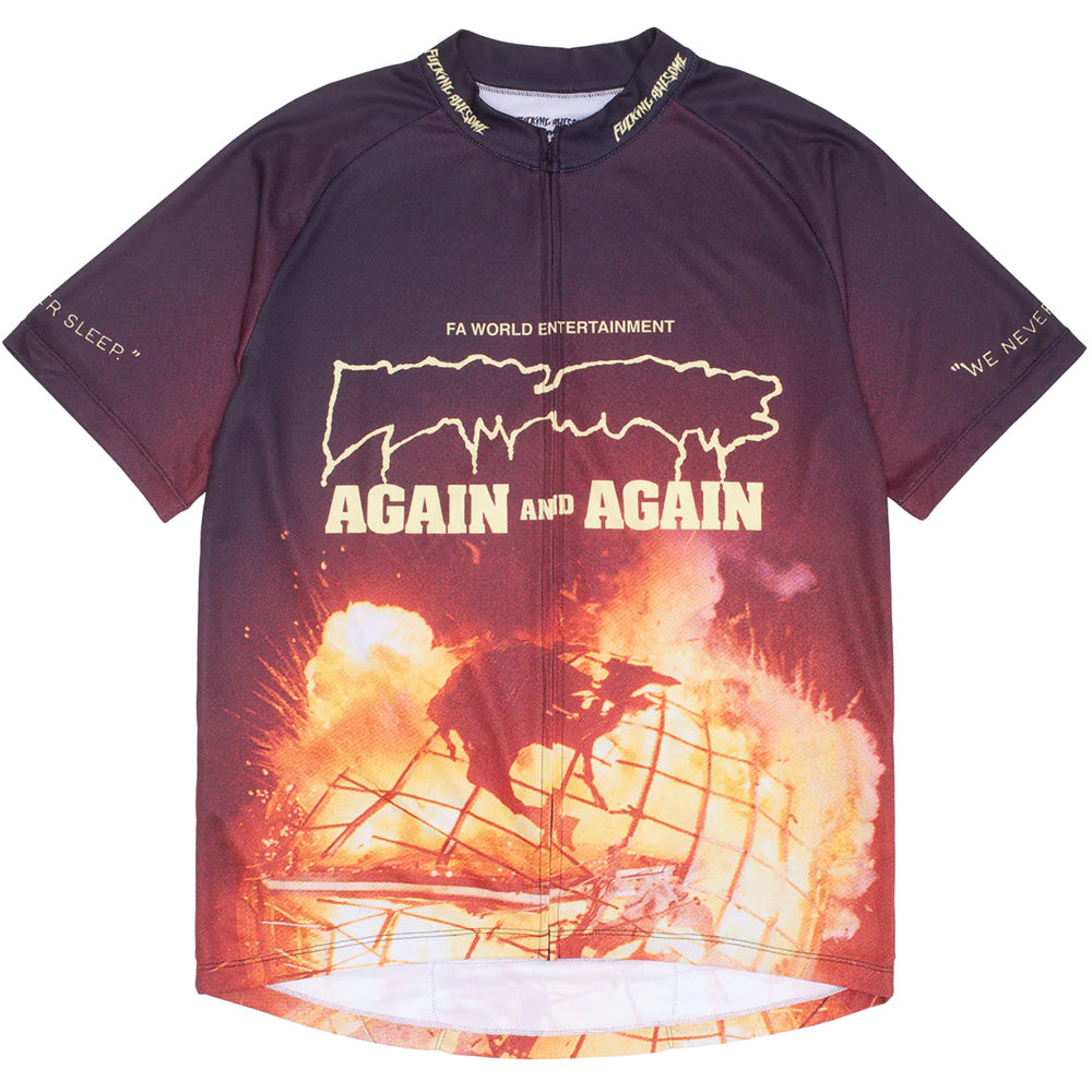 Fucking Awesome On Your Left Cycling Top Black