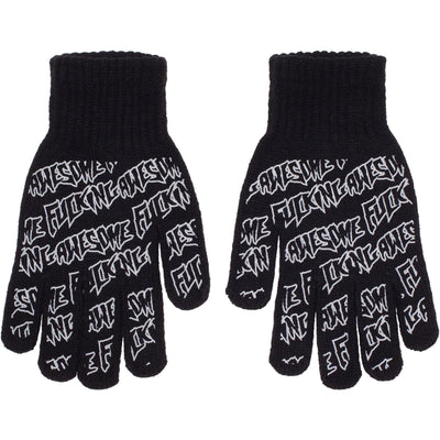 Fucking Awesome Reflective Stamp Gloves