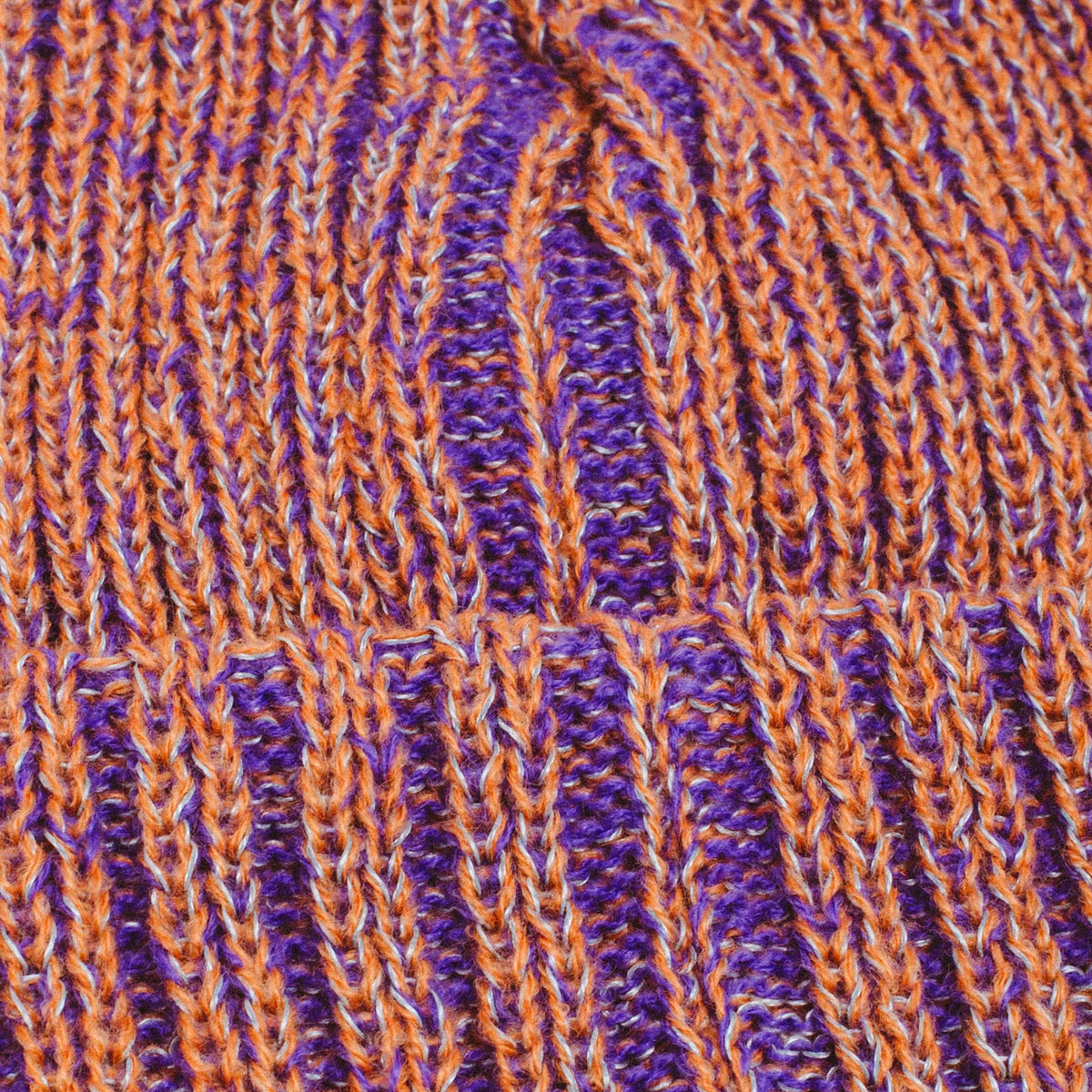 Fucking Awesome Reflective Stripe Beanie Orange/Purple