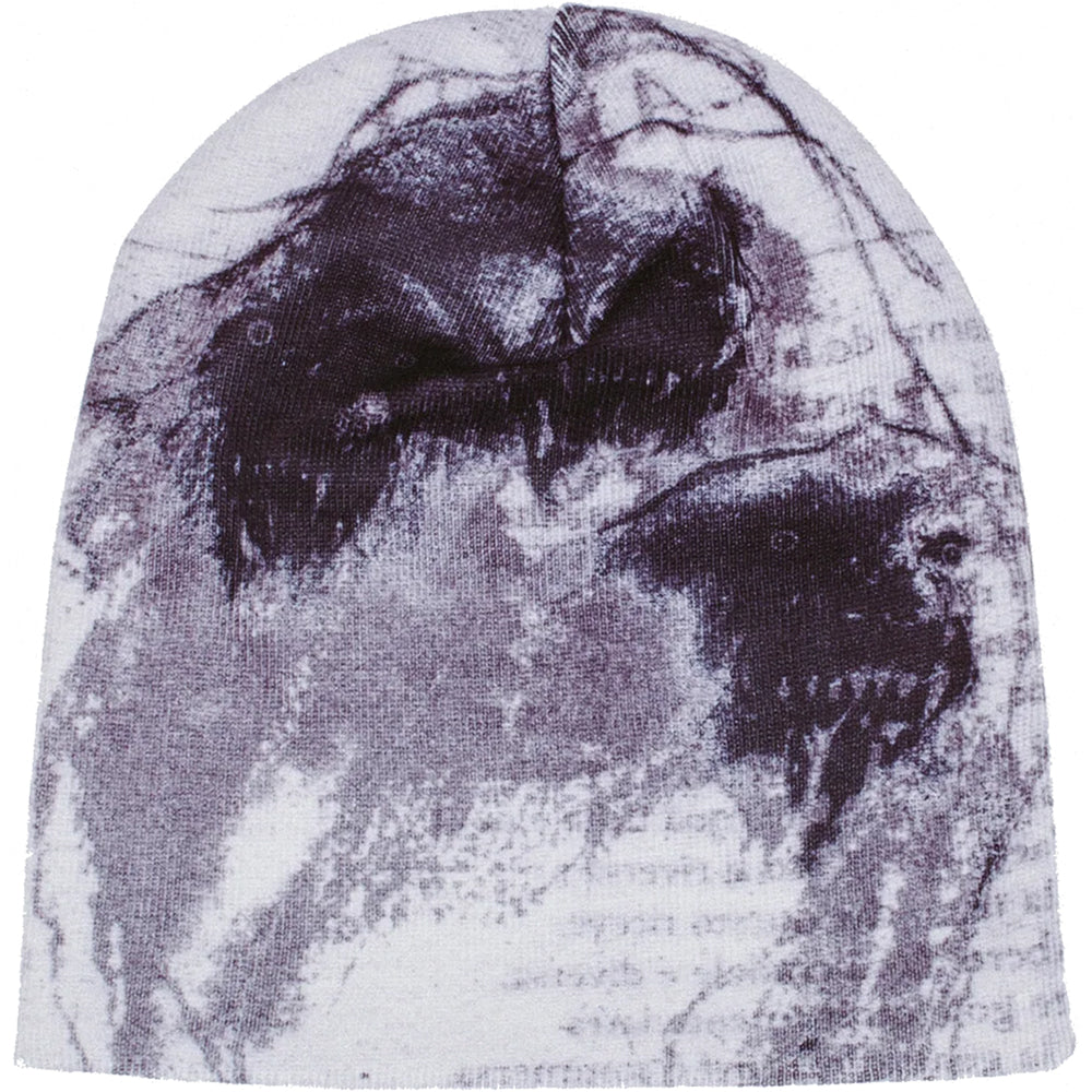 Fucking Awesome Cerberus Skully Beanie Black/White
