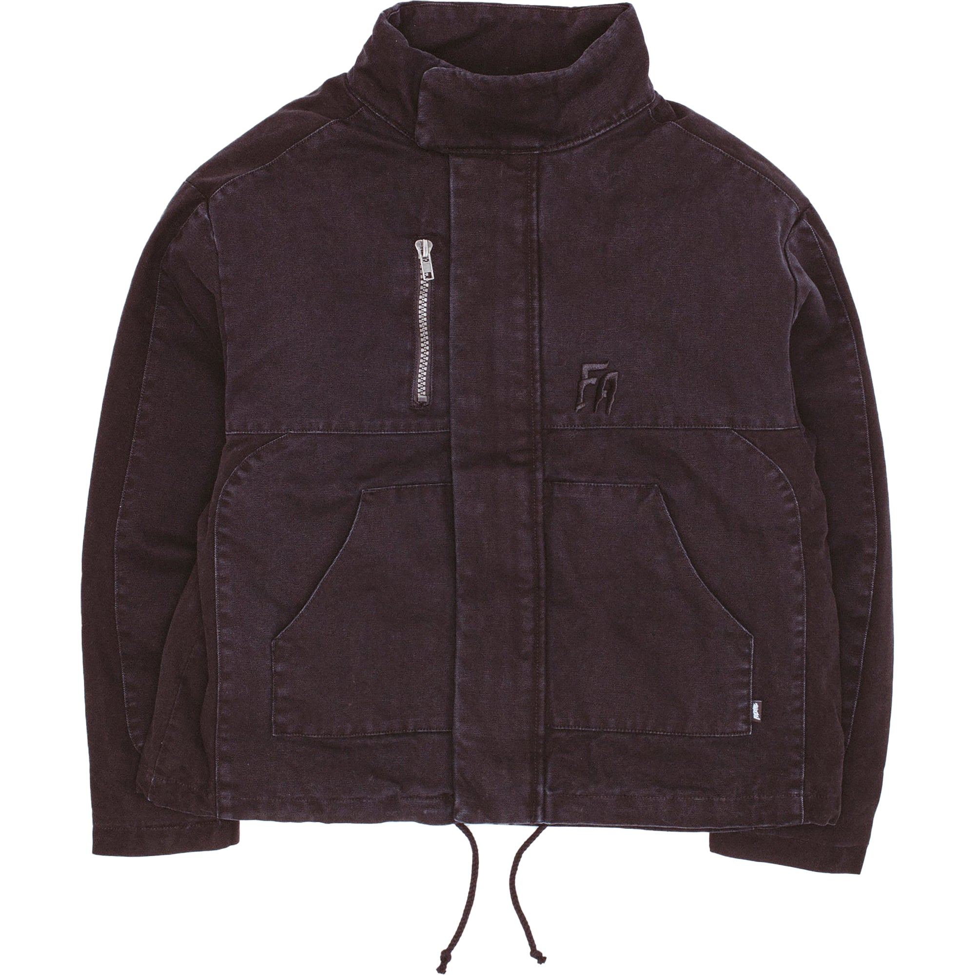 Fucking Awesome Waxed Puffer Jacket Black