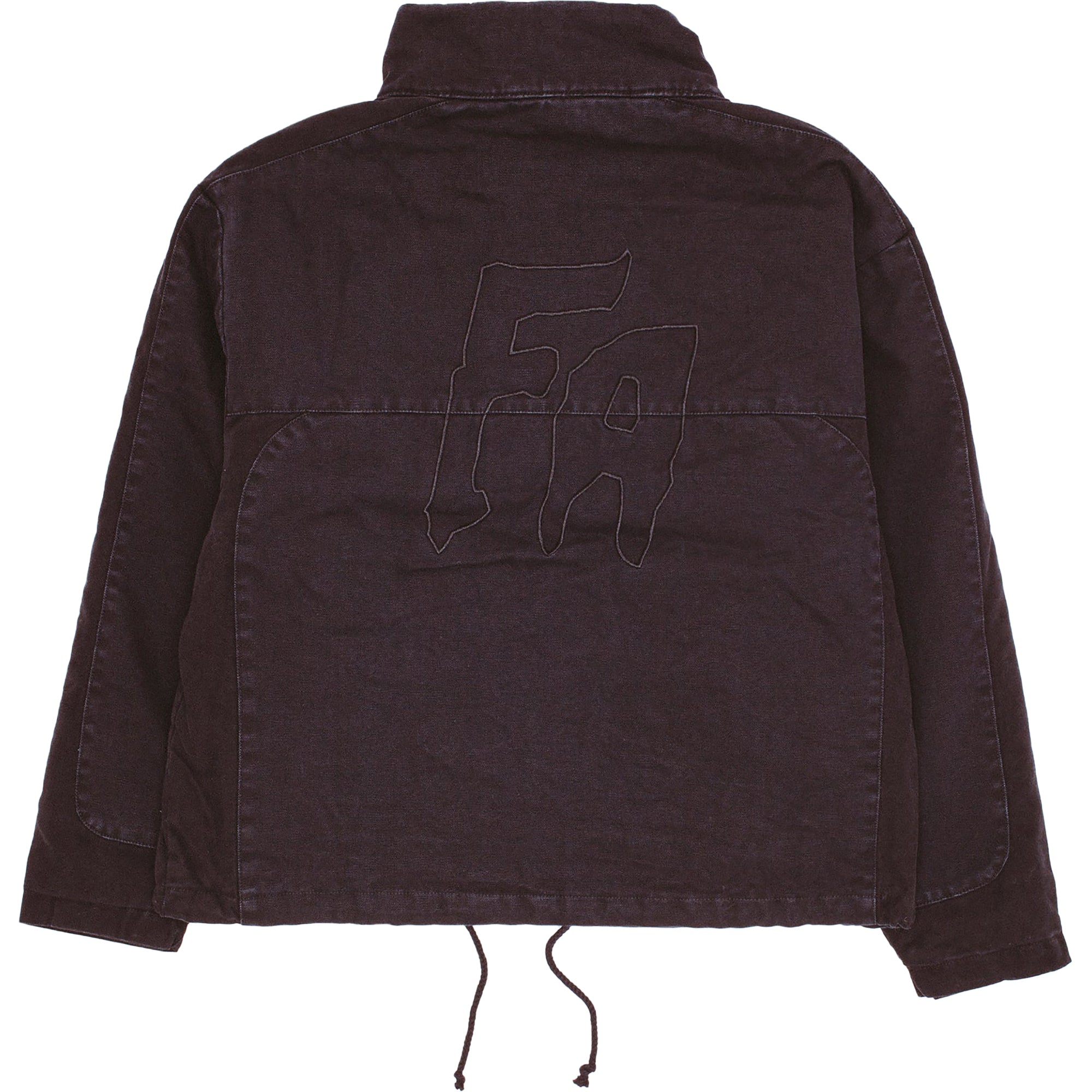 Fucking Awesome Waxed Puffer Jacket Black