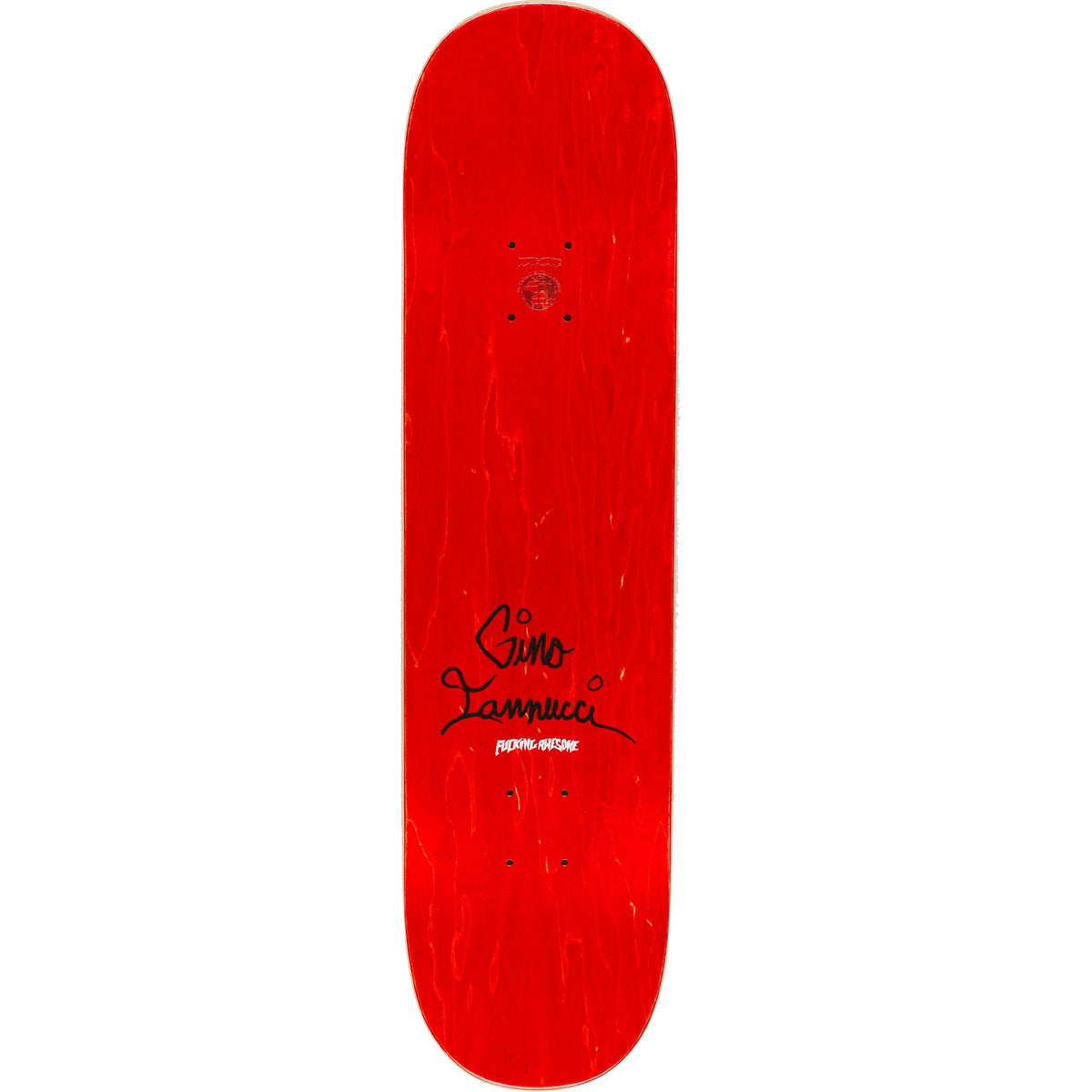 Fucking Awesome Gino Iannucci Raised Ink Class Photo Skateboard Deck 8"