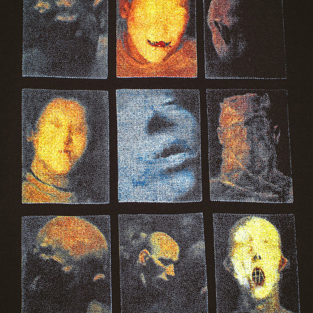 Fucking Awesome Hologram Faces Crewneck Black