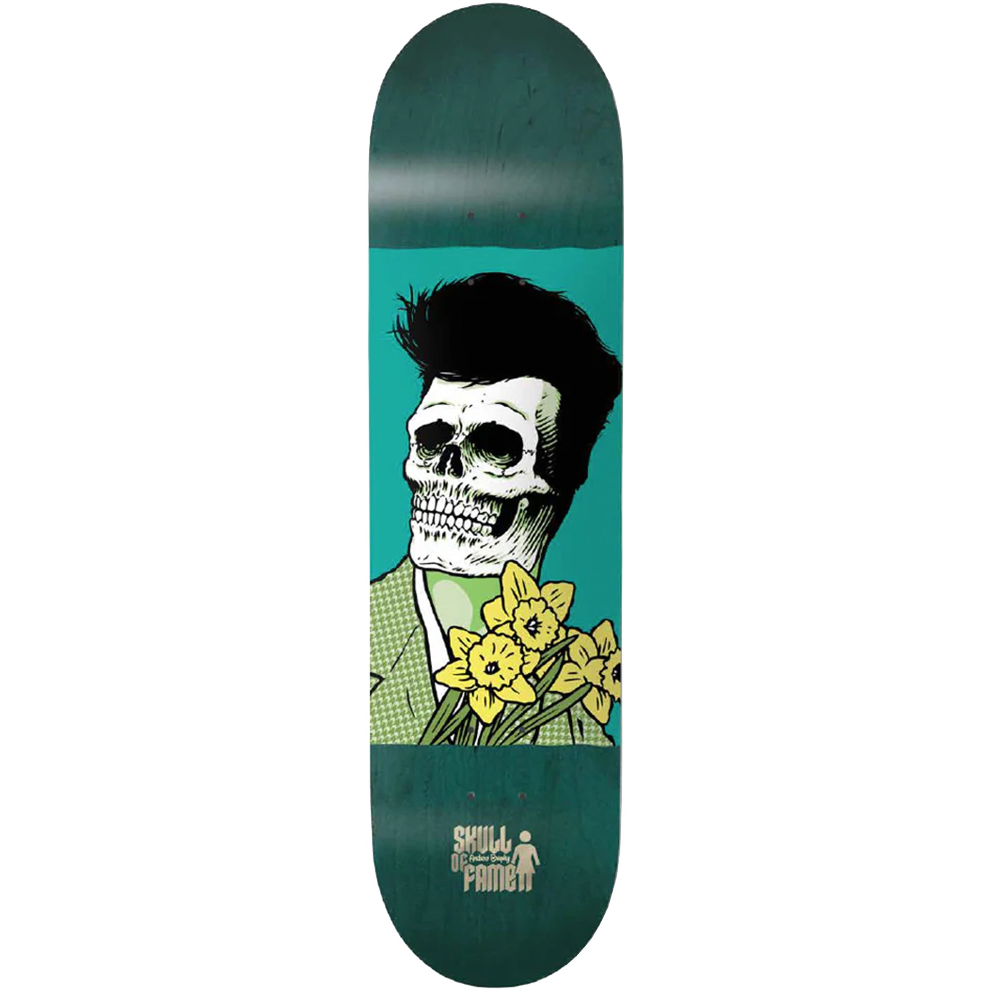 Girl Andrew Brophy Skull Of Fame Skateboard Deck 8.8"