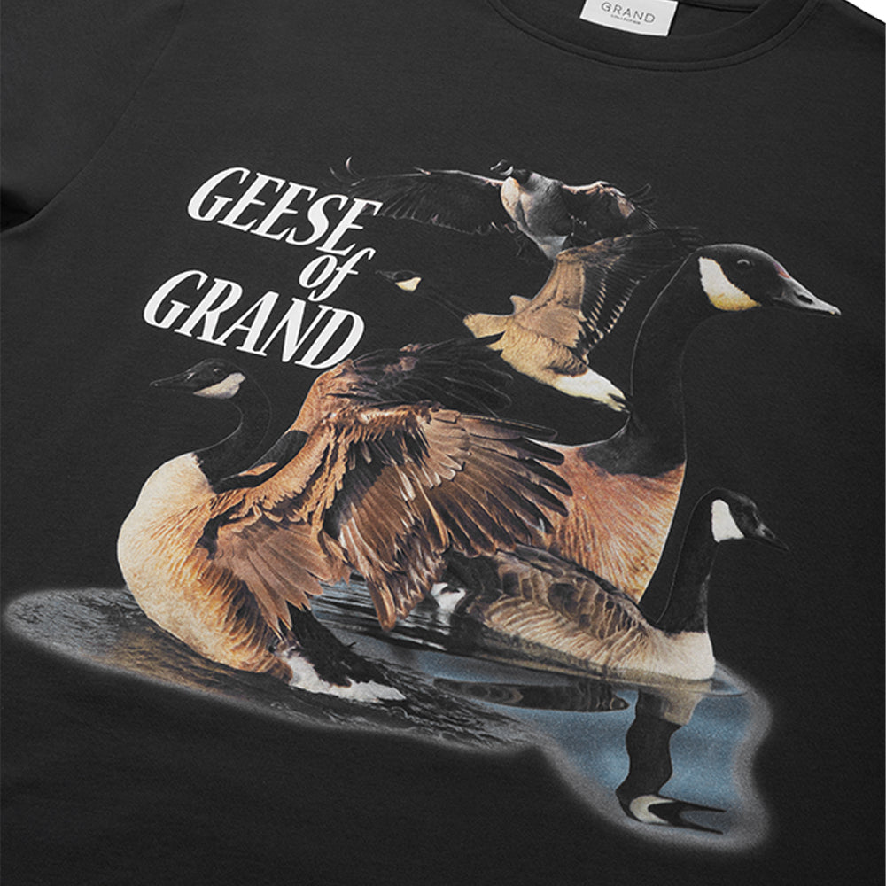 Grand Collection Geese Of Grand Tee Black
