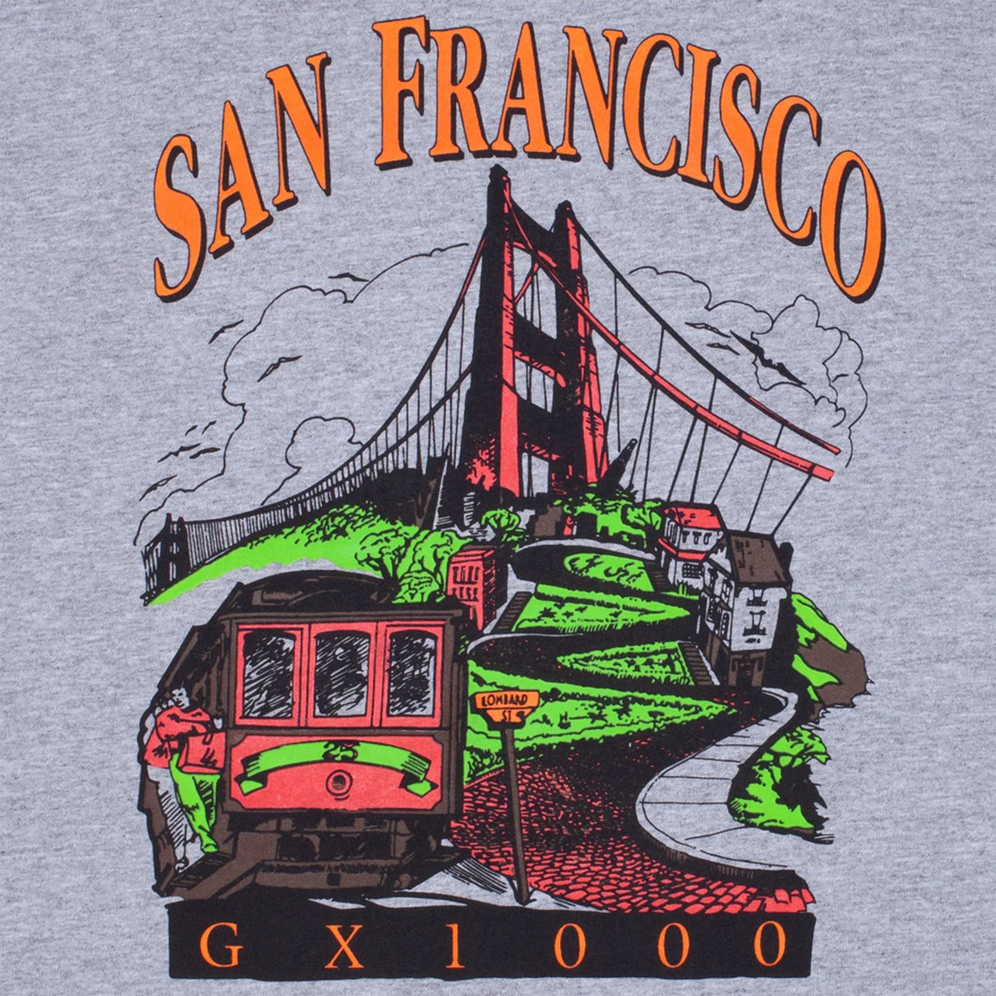 GX1000 Tourist Tee Heather Grey