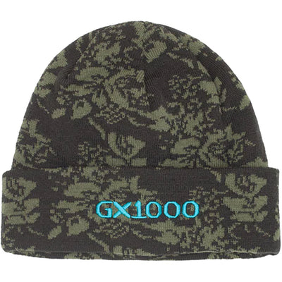 GX1000 Floral Beanie Green