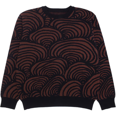 GX1000 Jacquard ZK Sweater Brown