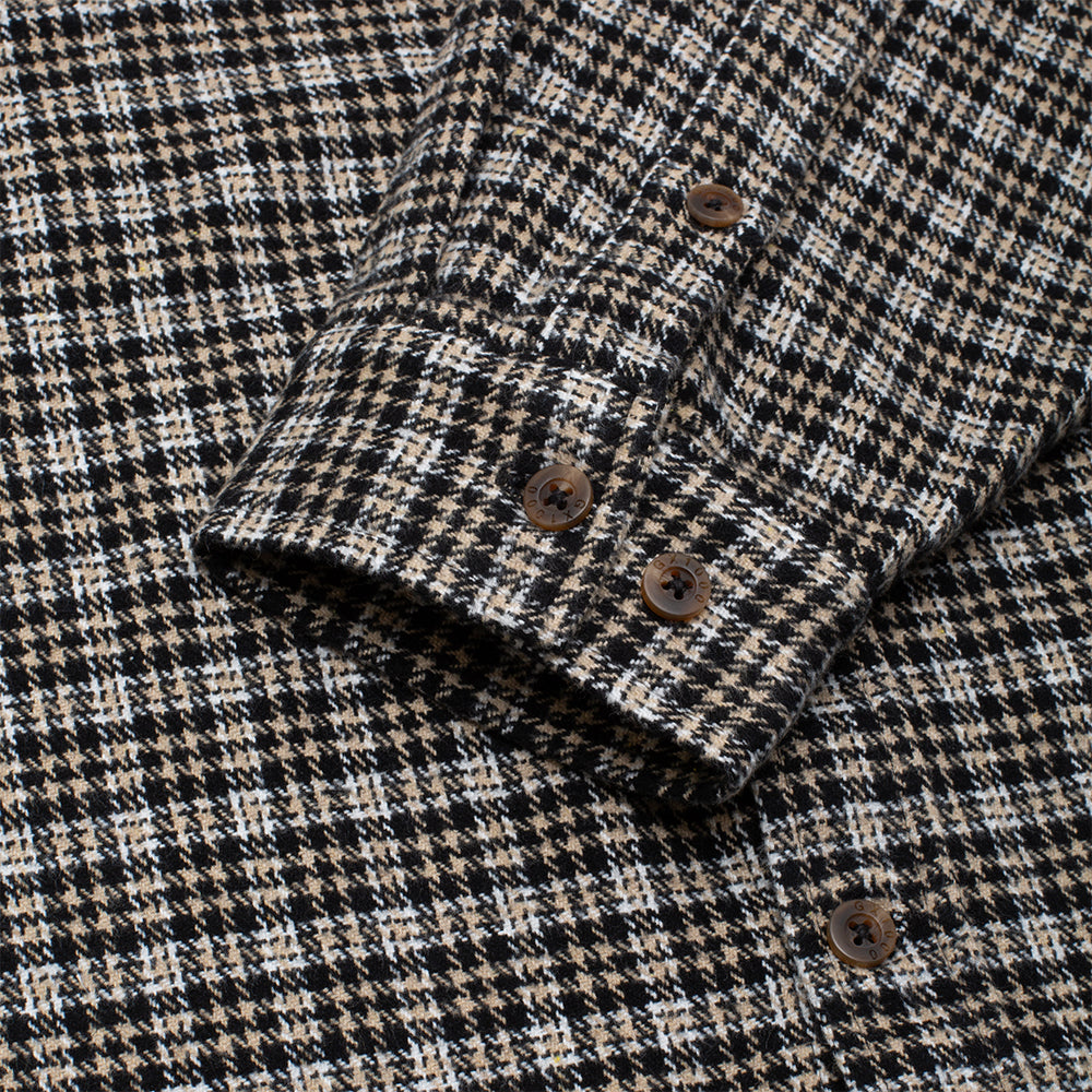 GX1000 Long Sleeve Button Down Shirt Hounds Tooth