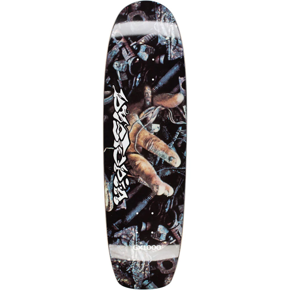 GX1000 x Dystopia Human = Garbage Cruiser Skateboard Deck 9"