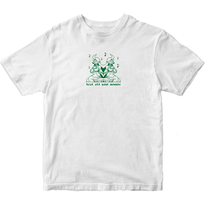 Garden Fountain Head T Shirt White