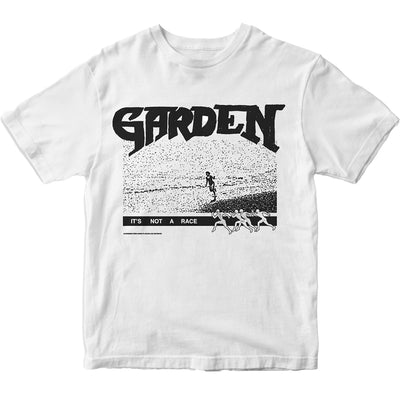 Garden Runner T Shirt White/Black