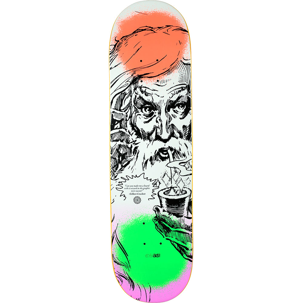 Quasi Gilbert Crockett Wiz Skateboard Deck 8.375"