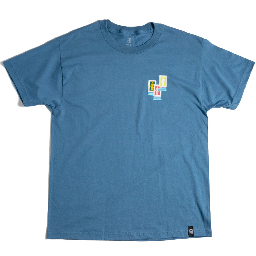 Girl Desktop Chaos Tee Harbor Blue