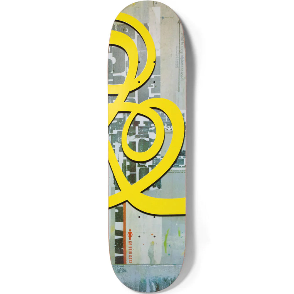 Girl Griffin Gass Jenkins 30 Swirls Skateboard Deck 8.5"