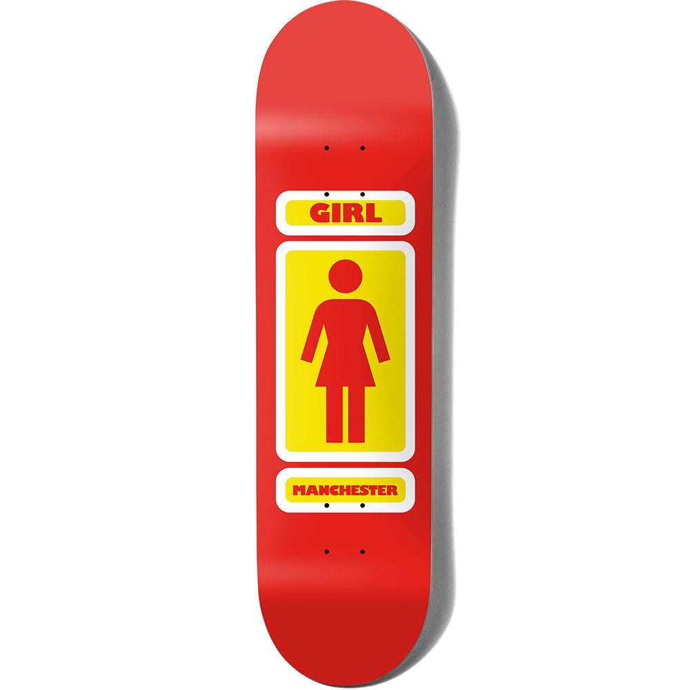 Girl Manchester WE-OG Red Skateboard Deck 8.25"