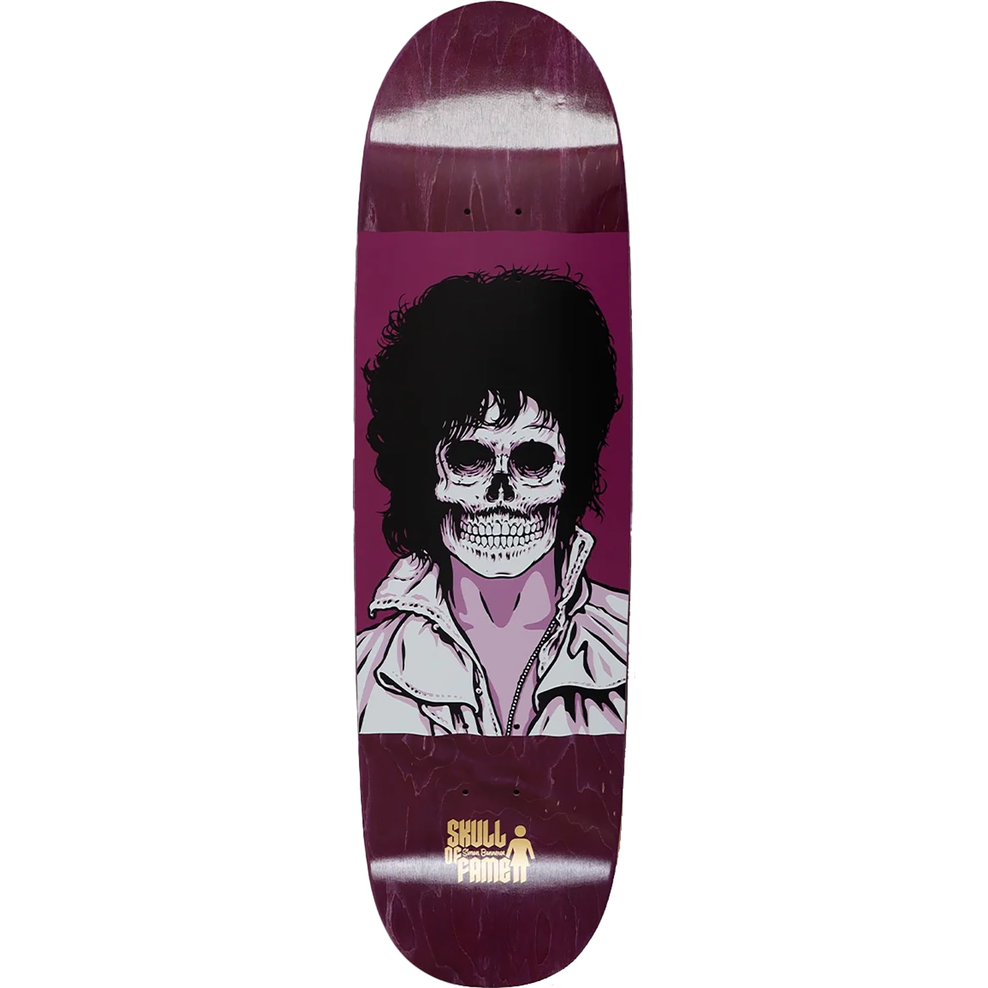 Girl Simon Bannerot Skull Of Fame Skateboard Loveseat Deck 9"