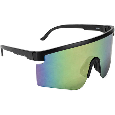 Glassy Eyewear Mojave Sunglasses Black/Green Mirror