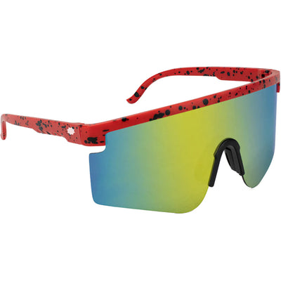Glassy Eyewear Mojave Sunglasses Red/Yellow Mirror