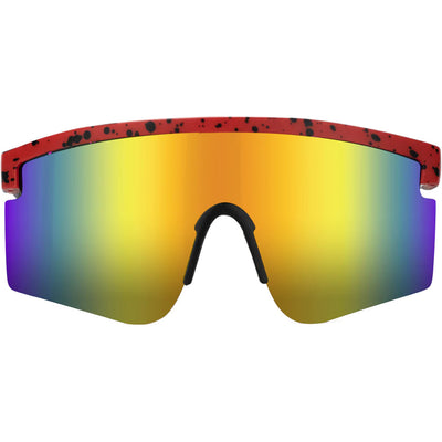 Glassy Eyewear Mojave Sunglasses Red/Yellow Mirror