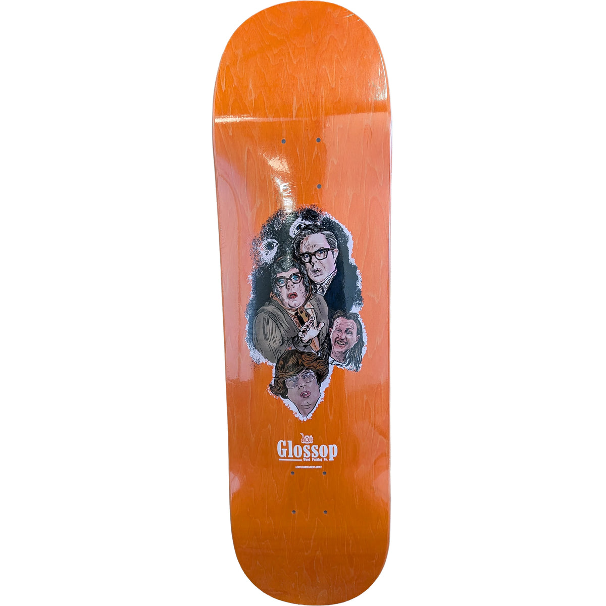 Glossop Wood Pushing Co League Of Gentlemen Skateboard Deck 8.5"