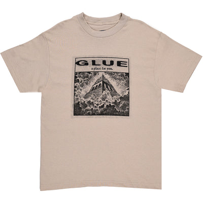 Glue A Place For You Tee Sand