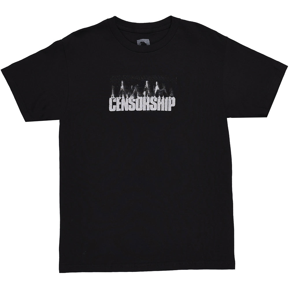 Glue Censorship Tee Black