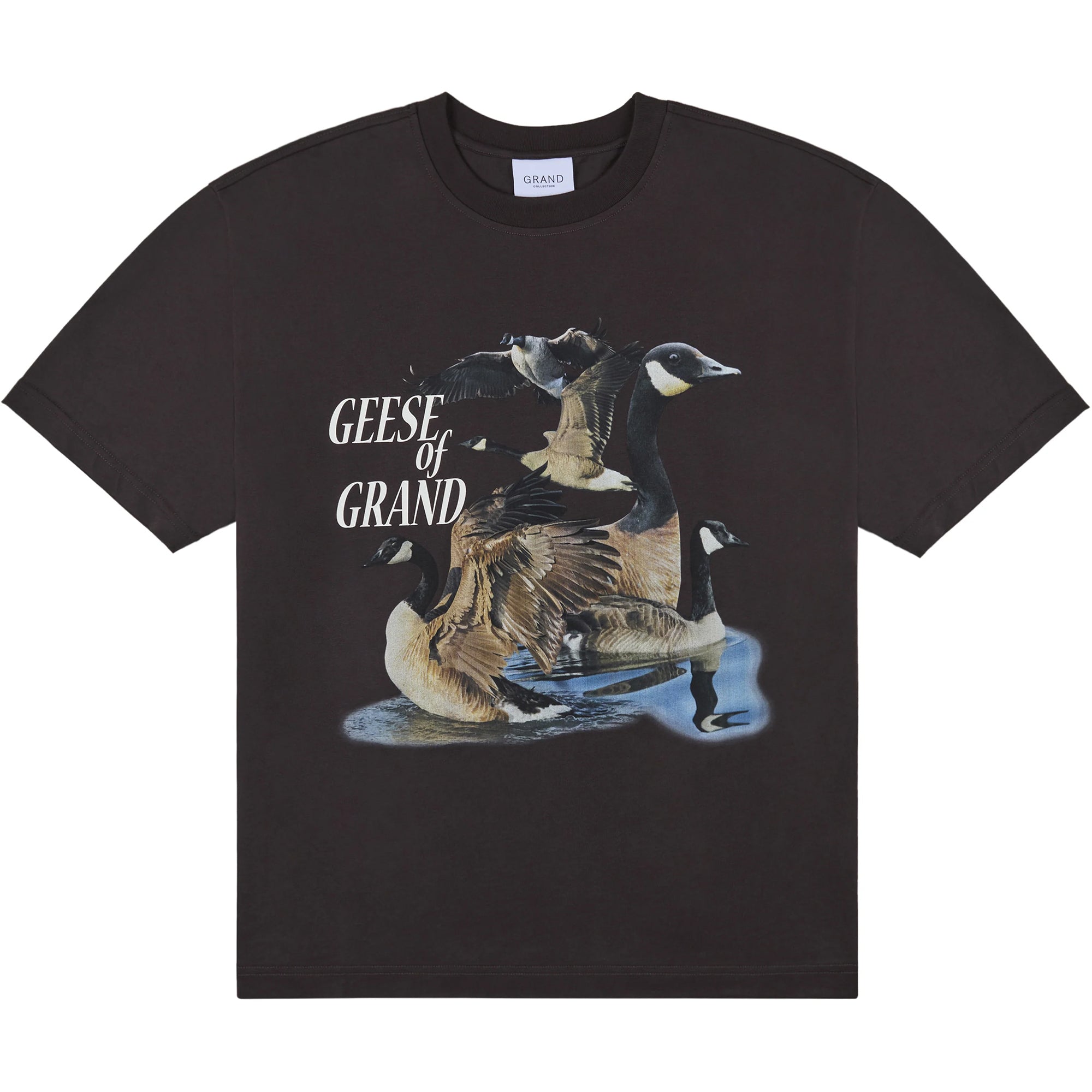 Grand Collection Geese Of Grand Tee Espresso