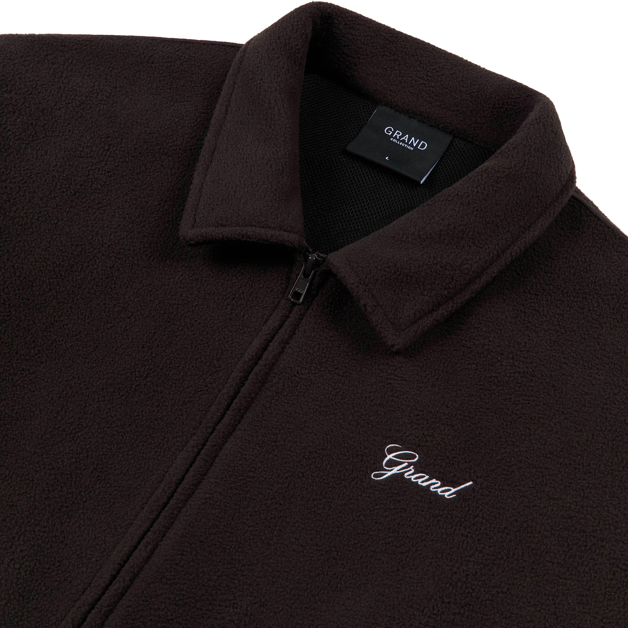 Grand Collection Polar Fleece Jacket Espresso