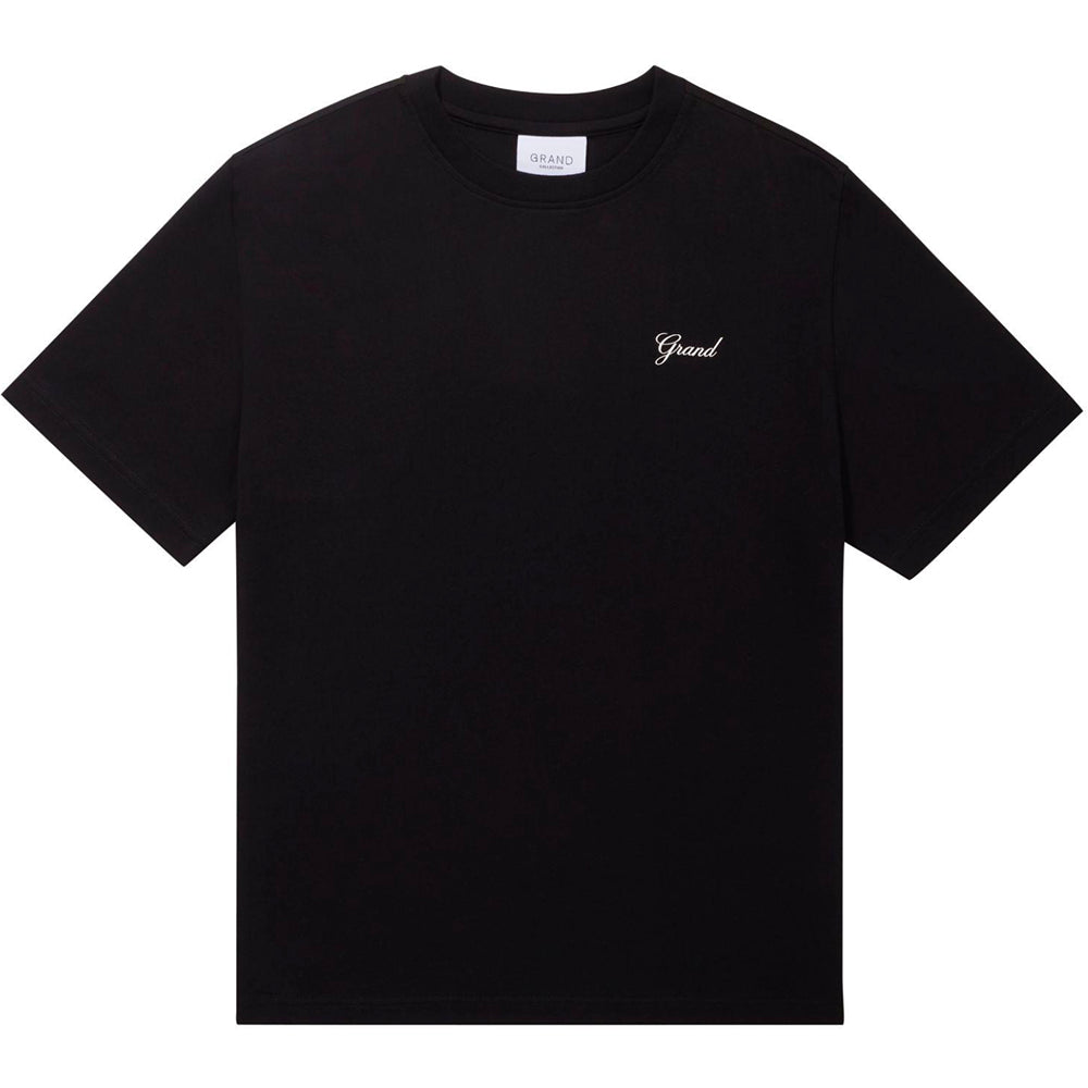 Grand Collection Script Tee Black