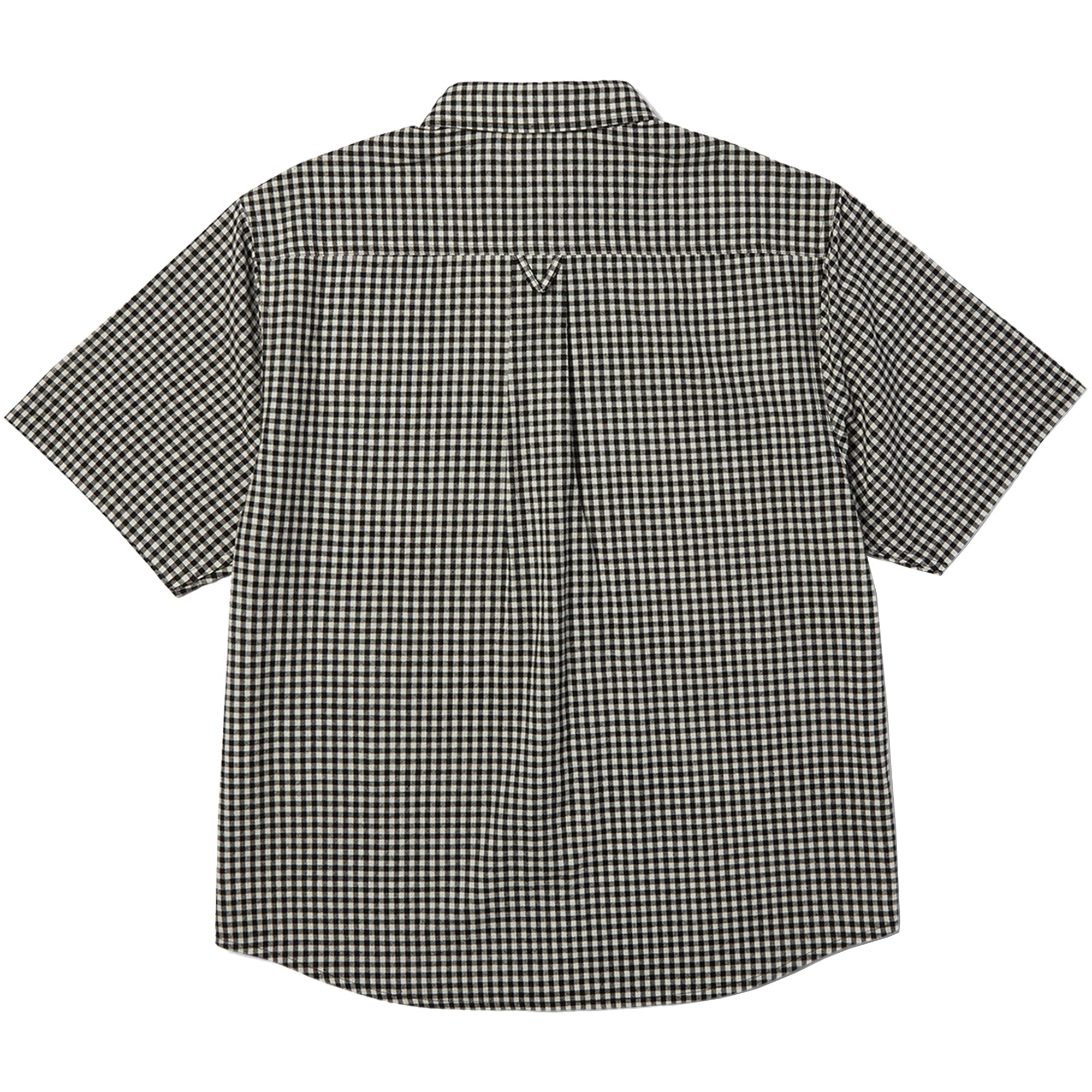 HUF 89 Micro Gingham SS Oxford Shirt Black/White