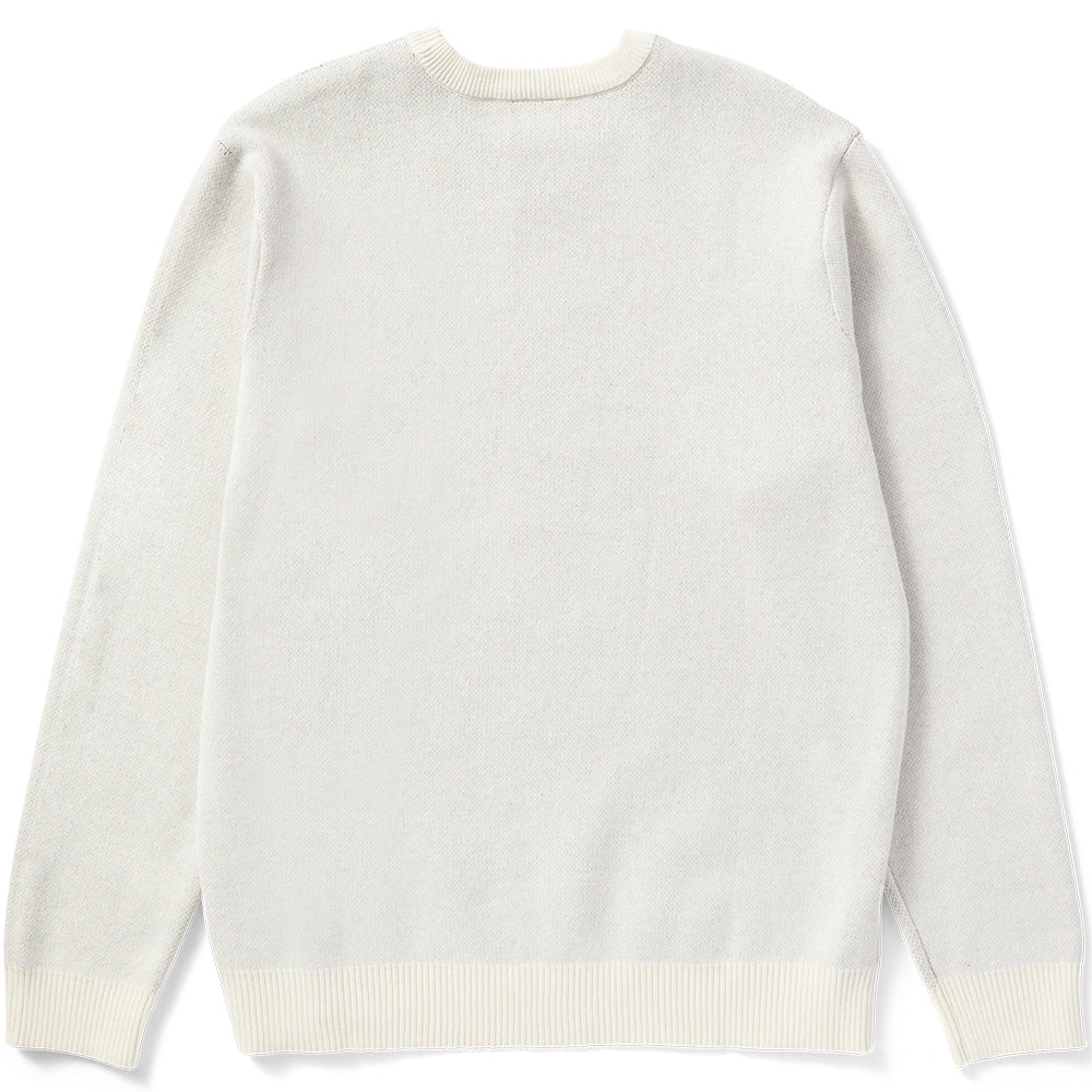 HUF Bad News Crewneck Sweater Bone