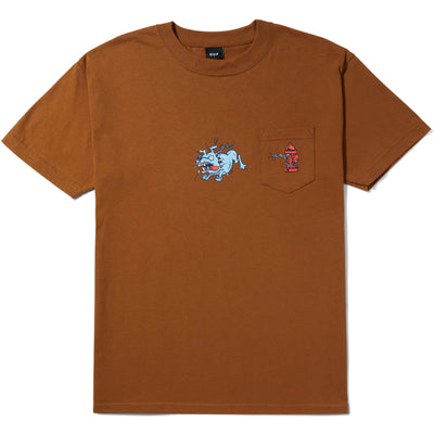 HUF Junkyard Dog Pocket T Shirt Rubber
