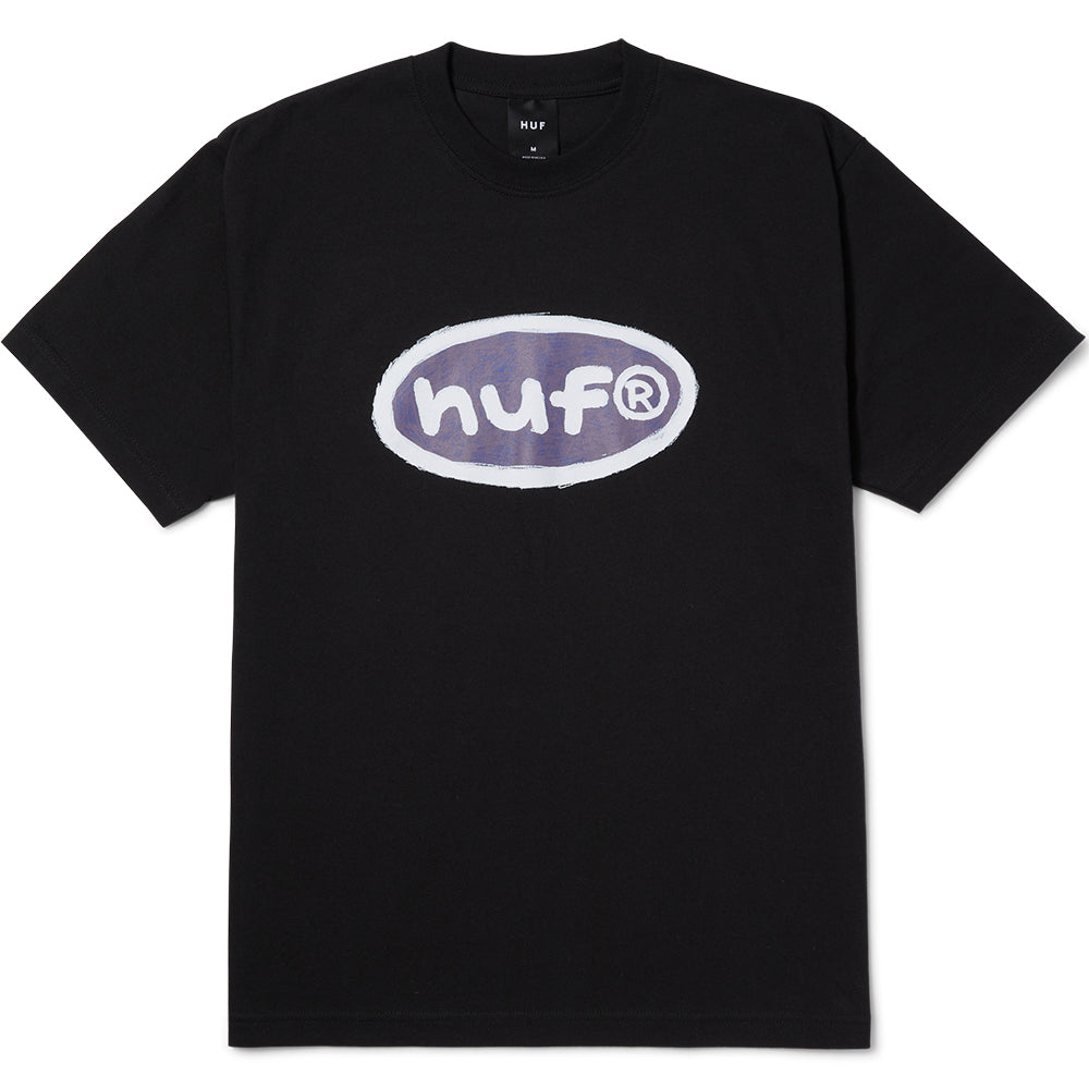 HUF Pencilled In T Shirt Black
