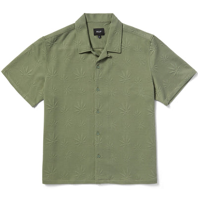HUF Plantlife Jacquard Shirt Moss