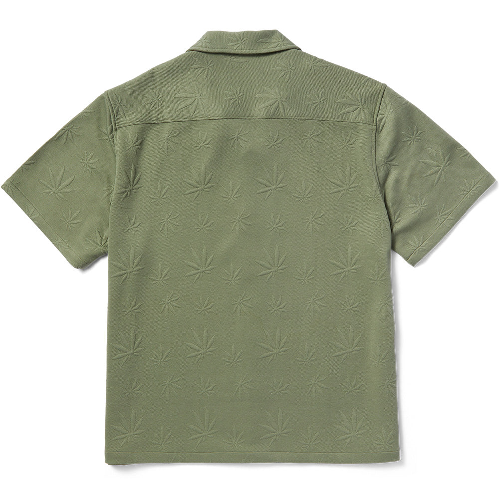 HUF Plantlife Jacquard Shirt Moss