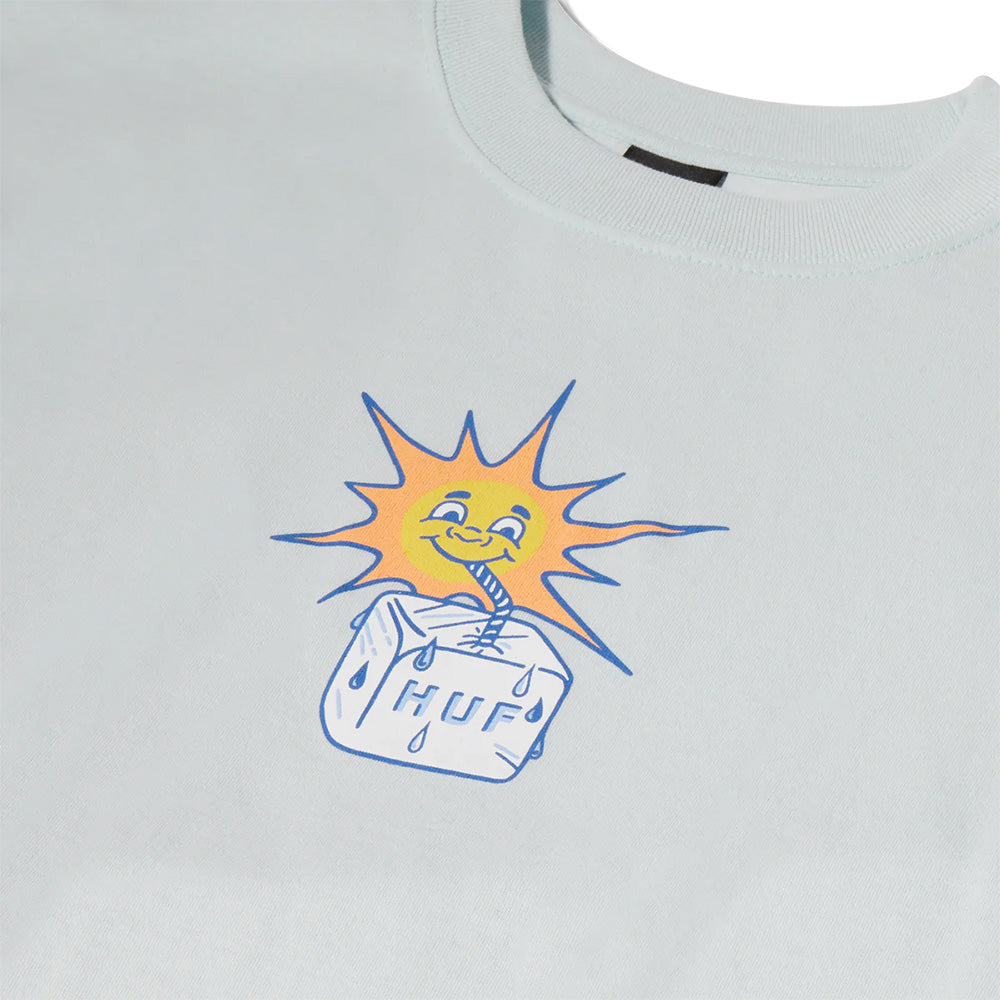 HUF Sippin' Sun T Shirt Sky