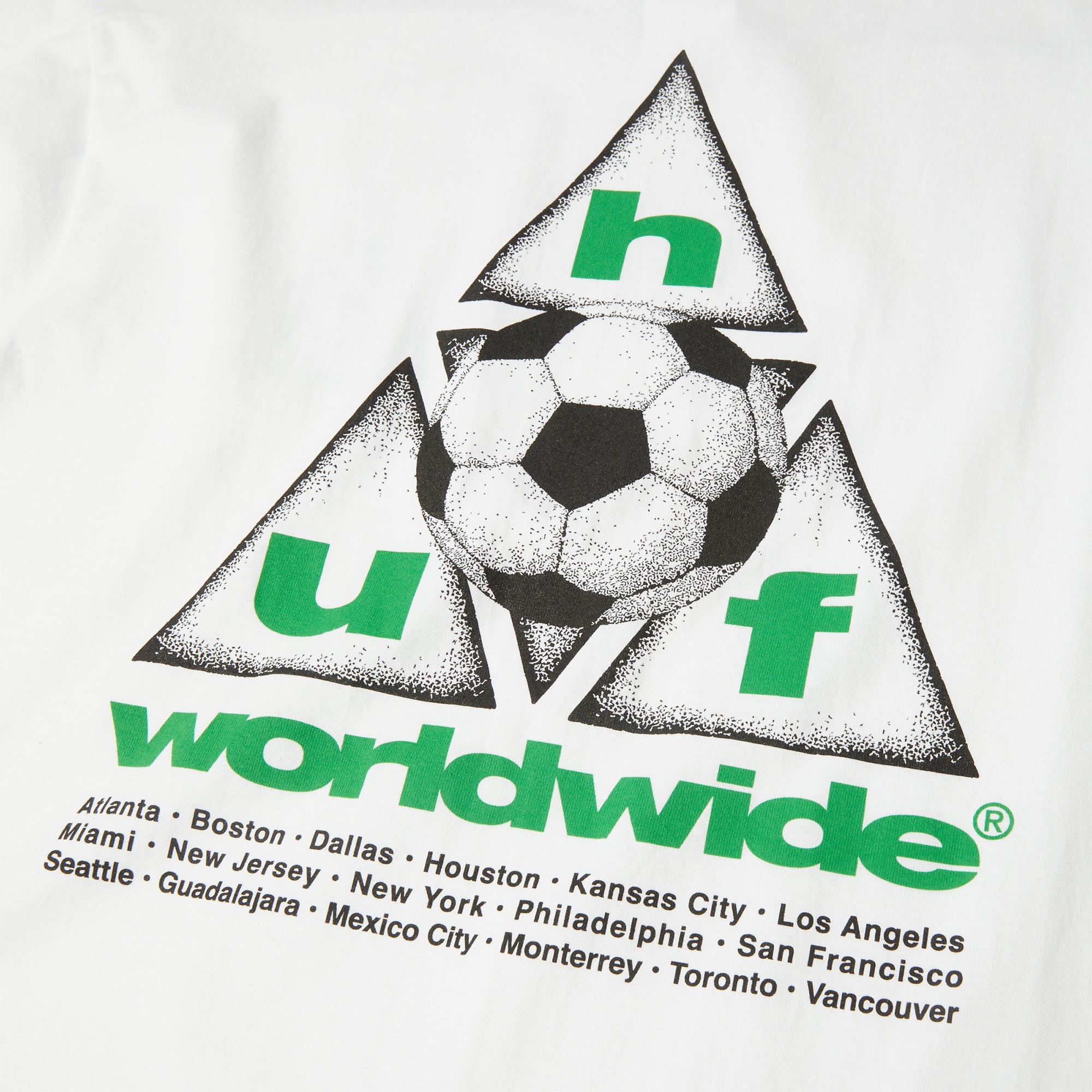 HUF Striker Triple Triangle Tee White