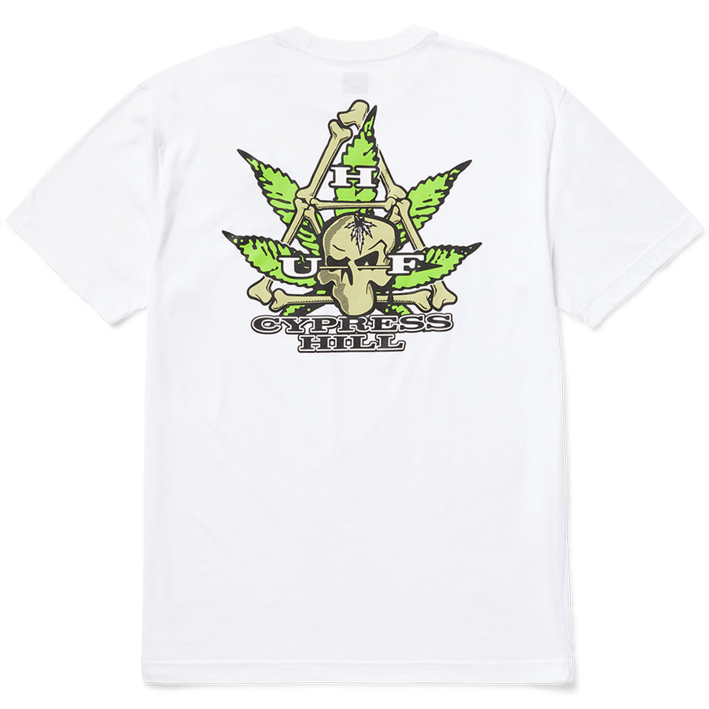 HUF x Cypress Hill Cypress Triangle T Shirt White