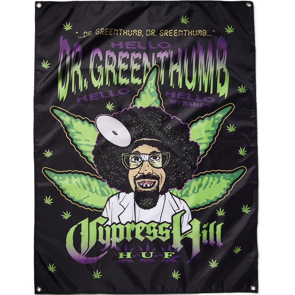 HUF x Cypress Hill Dr Greenthumb Banner