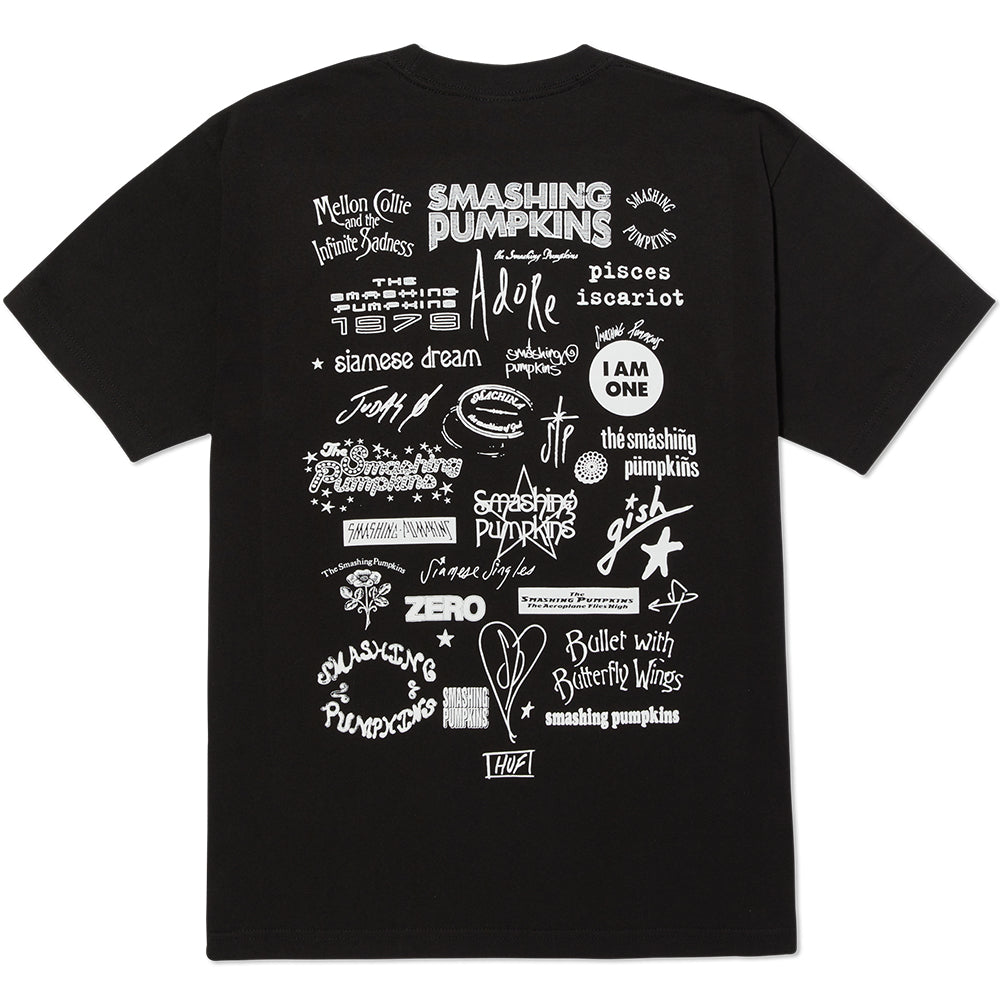 HUF x Smashing Pumpkins Pastichio Medley T Shirt Black