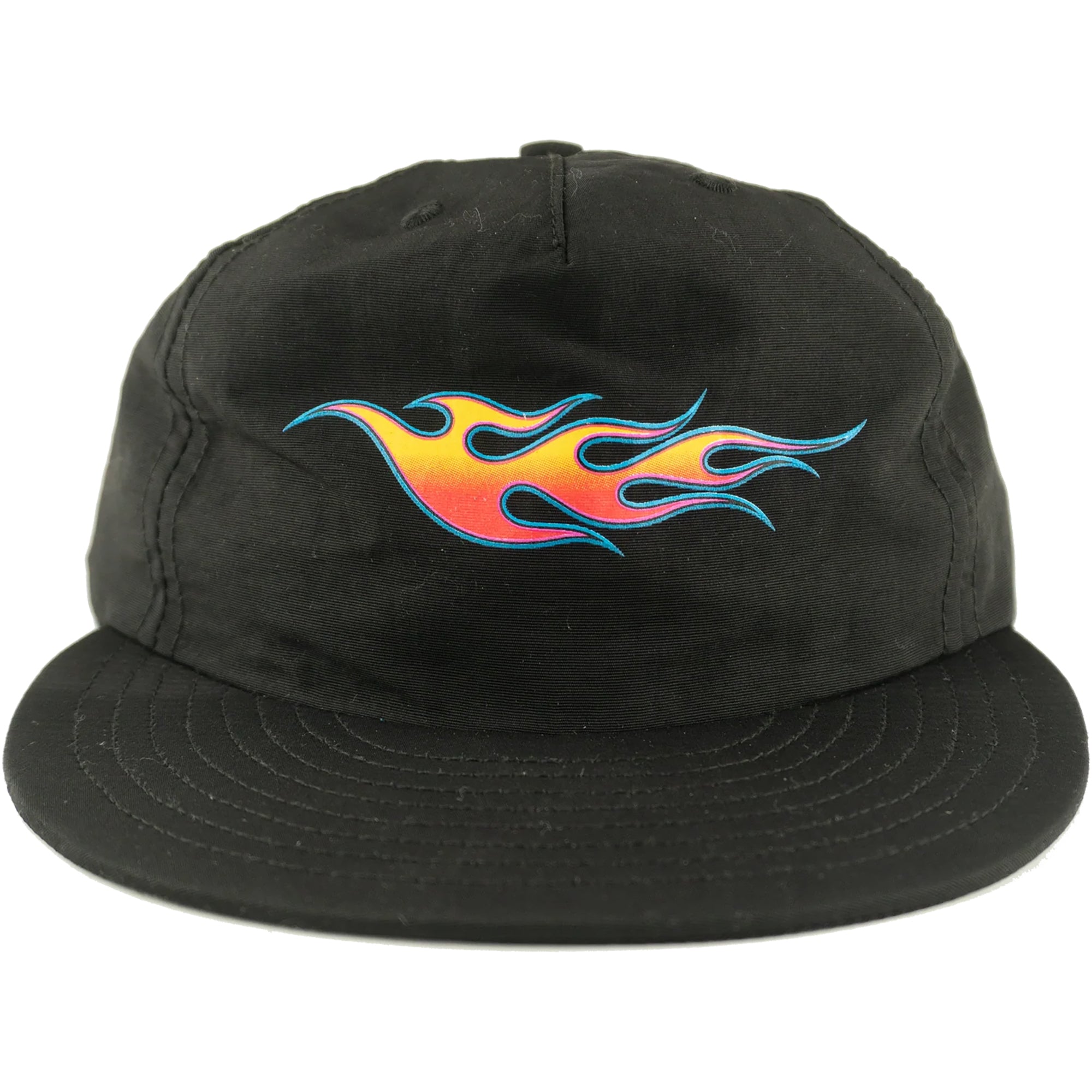 Hardbody Flame Snapback Cap Black