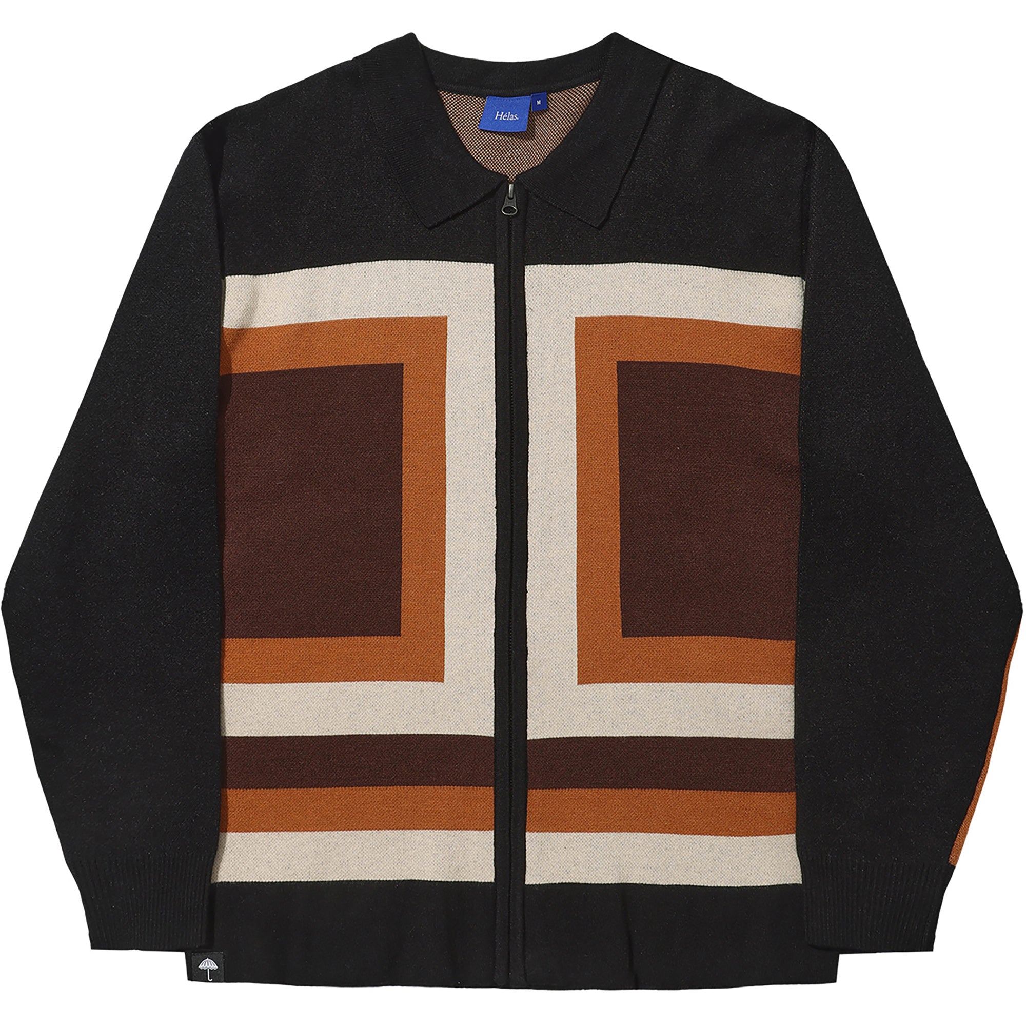 Hélas Nile Zipped Knit Polo Multicolour