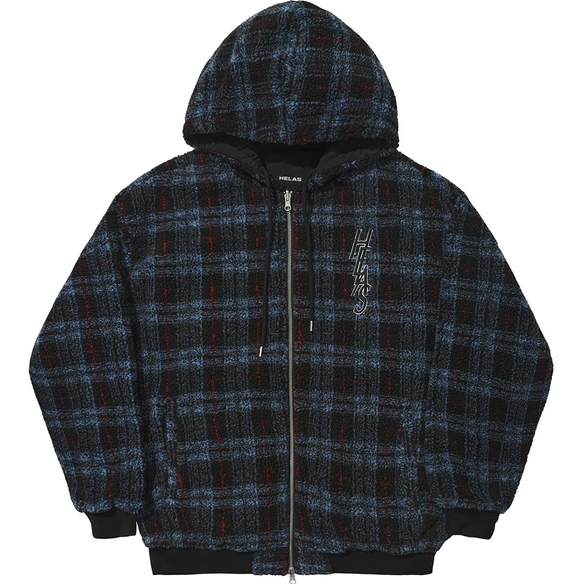Hélas Ocaro Reversible Checkered Full Zip Jacket Navy/Black