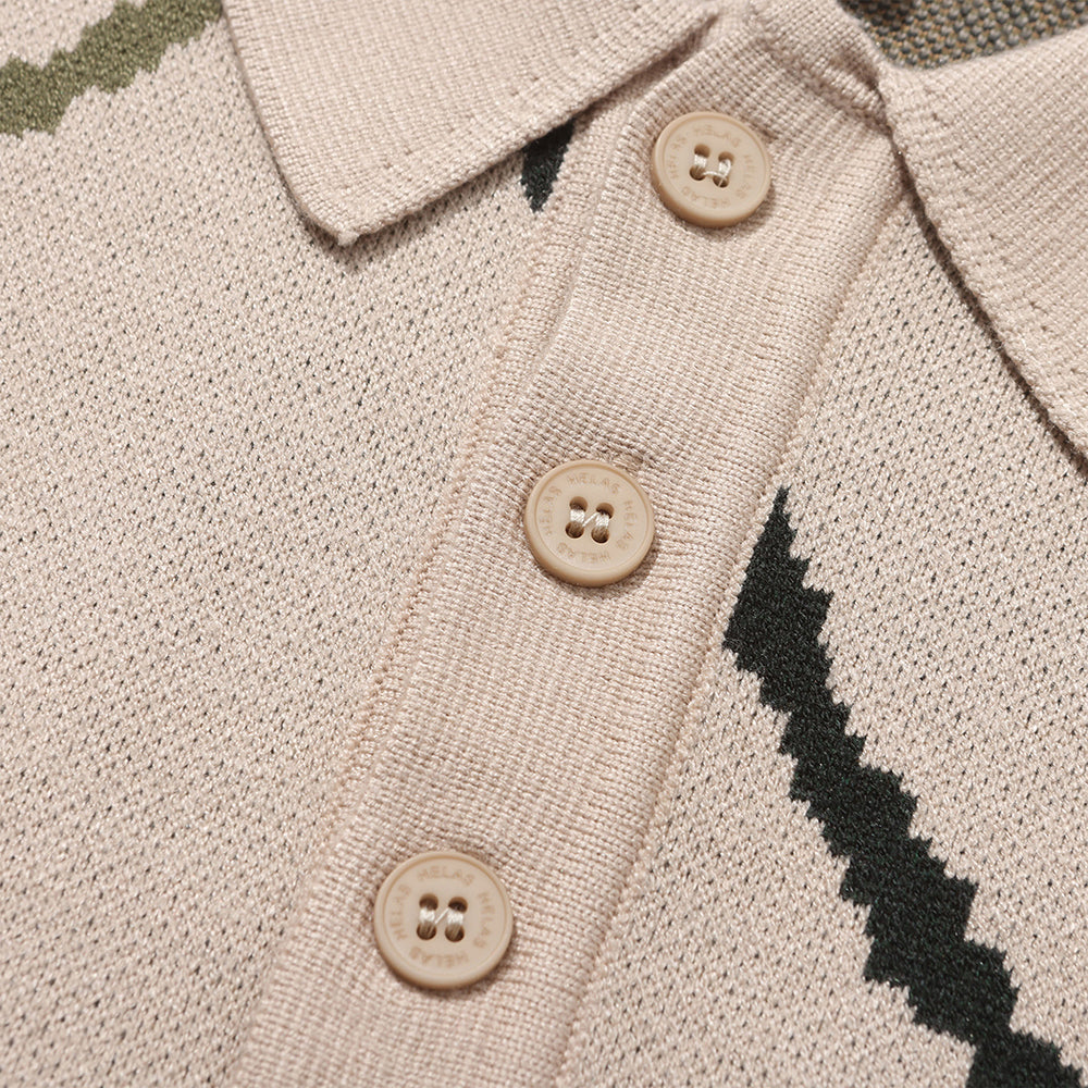 Hélas Polo Club Knit Off White