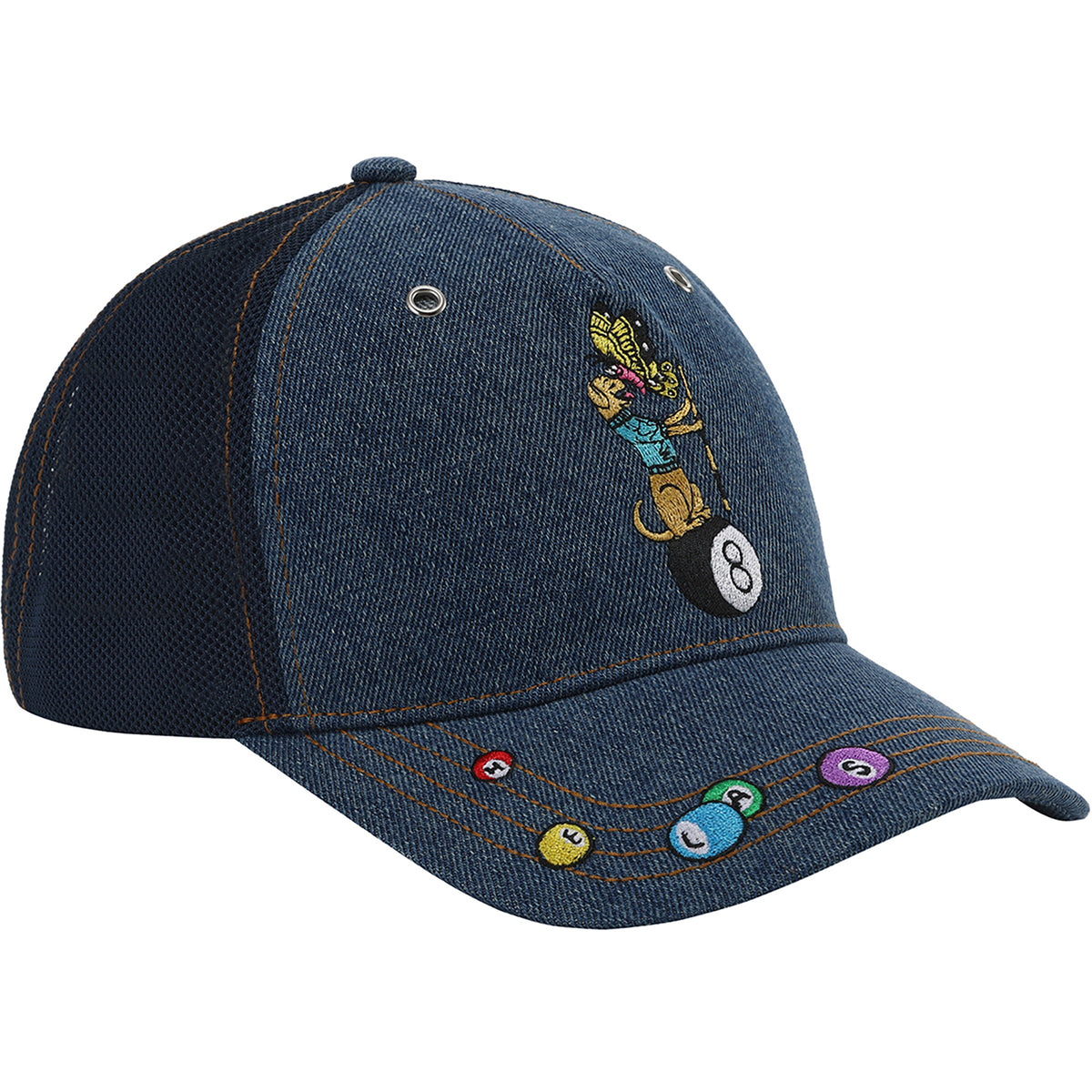 Hélas Pooldog Denim Cap Washed Indigo