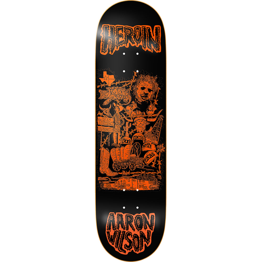 Heroin Aaron Wilson Allegory Of Fear Skateboard Deck 8.75"